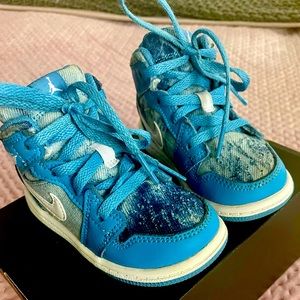 Jordan 1 size 7c denim